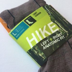 ICEBREAKER MENS ANATOMICA HIKE MERINO WOOL HIKING SOCKS IN MINK SIZE LARGE NWT